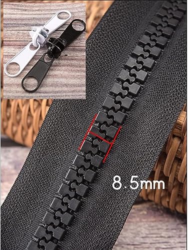 YKMYXZ reißverschlüsse zum nähen，. 1 stücke Doppel Sliders Zipper for Schlafsäcke Gepäck Zelt Lange Zip DIY Nähzubehör,(White,100cm) von YKMYXZ