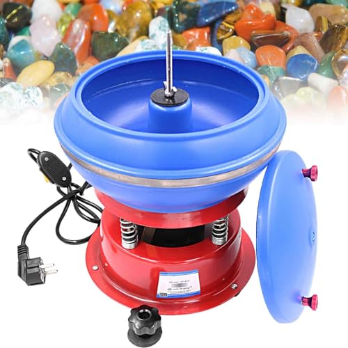 YLANMEI 3.5L 90W Rotary Tumbler Schmuck Polierer Trommelpoliermaschine Vibrations-Tumbler-Polierer Hülsenpolierer, zum Schleifen und Polieren von Werkstückoberflächen, Schmuckzubehör von YLANMEI