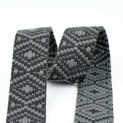 1/2/3/5 Meter 38 mm Jacquard-Gurtband für Rucksackgurte, Kleidung, dekoratives Schrägband, DIY-Tasche, Nähzubehör-11–38 mm-1 Meter von YLREAN