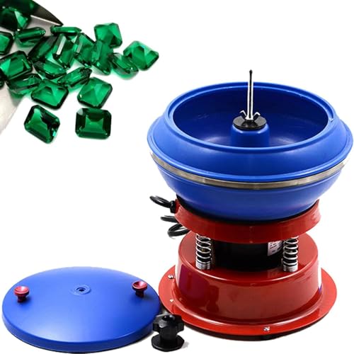 YMAOMAO Vibrationspoliermaschine, Vibrierende Poliertrommel Für Metallteile Edelsteine Jade - Hülsenpolierer Vibrationsbecher Vibrationspoliermaschine - Autozubehör Schmuck von YMAOMAO