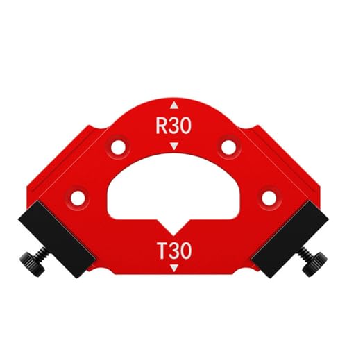 Holzbearbeitungs Rundeckenradius Schablonen Werkzeug Für Schrank Kleiderschrank Ecken Schalter Löcher R20/R30/R35 von YMXQUP