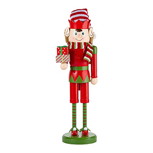 YMXQUP Frohe Weihnachten Dekoration Figur Holz Soldat König Puppe Ornament für Indoor Winter Tisch Zuhause von YMXQUP