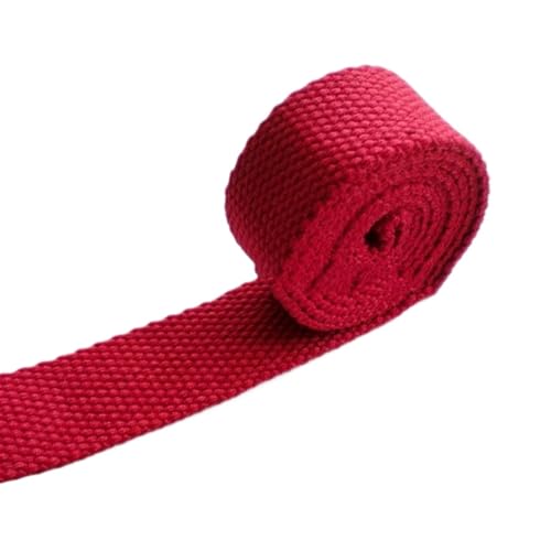 YMYGCC Gurtband 10 Yard 32mm Dicke 2mm Leinwand Polyester Baumwolle Gurtband Band Taschen Strap Kragen DIY Nähen Kleidungsstück Rucksack gürtel Zubehör 269(5) von YMYGCC