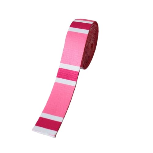 YMYGCC Gurtband 5 Yards Breite 25 mm Webb 12 Farben bedrucktes Gurtband Band Gepäck Gürtel Gurt Seil Hund Haustier Halsband Leine Geschirr 269(Pink) von YMYGCC