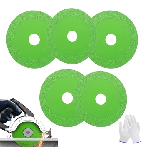 Rock Slab Grinding Disc, Glass Cutting Disc for Angle Grinder, Rock Plate Flat Grinding Blade, Rock Plate Flat Grinding Disc Tile Ceramic, Tile and Rock Slab Cutting and Angle Grinder Discs (5) von YODAOLI