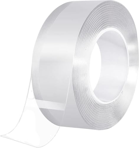 YOFASEN Doppelseitiges Klebeband Extra Stark Transparent - 3M Nano Double Sided Tape, Abnehmbar Spurlos Klebeband Doppelseitig Dünn für Teppich, Foto Wand, Küche, Zuhause, Auto oder Outdoor von YOFASEN