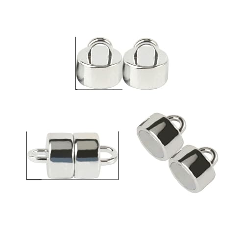 10–5 Sets Edelstahl Starke Magnetverschlüsse Magnet-Endverschluss-Verbindungsstücke für die Schmuckherstellung DIY Armband Halskette Zubehör-20x10mm-5 Sets_c von YOGAES