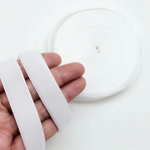 15/20/25/30/38 Samtband, Hochzeitsfeier-Dekoration, handgefertigtes Band zum Verpacken von Haarschleifen, DIY-Weihnachtsband, 02–38 mm (3 Yards) von YOGAES