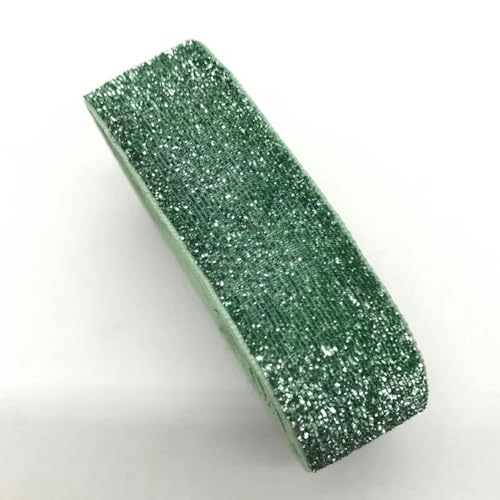 3 Yards/lot 1 Zoll 25mm Glitter Samtband Stirnband Clips Bogen Hochzeit Weihnachtsdekoration Wählen Sie Farben-28 von YOGAES