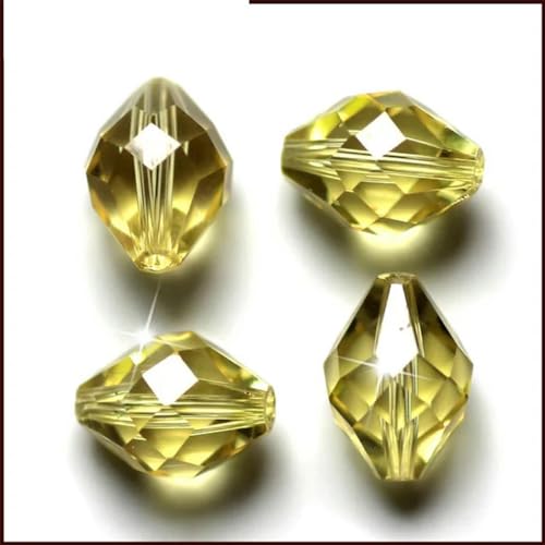 AAA 9x6mm Kristallglasperlen 50 Stück klare Kristall facettierte Glas ovale Perlen Bastelmaterialien für DIY Modeschmuck-jonqui-9x6mm 50 Stück von YOGAES