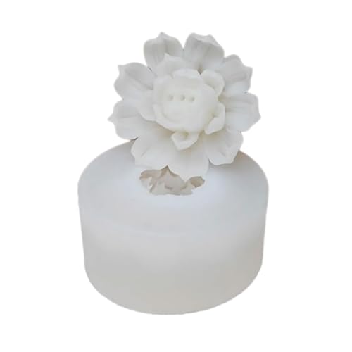 Blumenförmige 3D-Blumen-Silikonform, handgefertigte Seife, Backformen, Bastelformen für Schokolade, Dekorationen, 3D-Blumenseifenformen, Blumenform, Silikonformen, DIY-Backformen von YOGOTEU