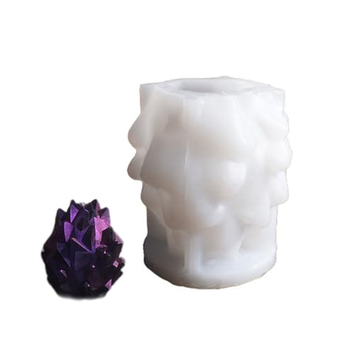 YOGOTEU Epoxid-Formen, Silikon-Kristall-Drachenform, realistische Drachenfiguren, Bastelform, Tier-Epoxidharz-Formen für handgefertigte Bastelarbeiten, 6,9 x 7,4 cm von YOGOTEU