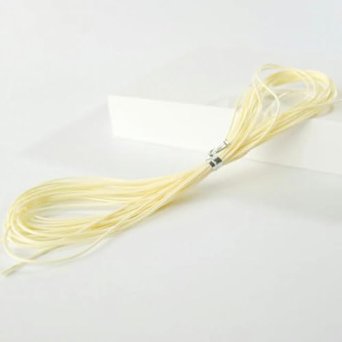 0,5 mm Seil * 4 m Wachsschnur Löcher Jade Perlen Drahtseil DIY Seil Halskette Wachsschnur Schmuck Erkenntnisse & Komponenten #1093-FZ216 von YOLNEY
