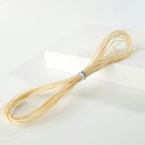 0,5 mm Seil * 4 m Wachsschnur Löcher Jade Perlen Drahtseil DIY Seil Halskette Wachsschnur Schmuck Erkenntnisse & Komponenten #1093-FZ218 von YOLNEY