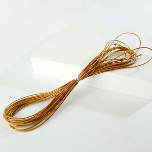 0,5 mm Seil * 4 m Wachsschnur Löcher Jade Perlen Drahtseil DIY Seil Halskette Wachsschnur Schmuck Erkenntnisse & Komponenten #1093-FZ219 von YOLNEY