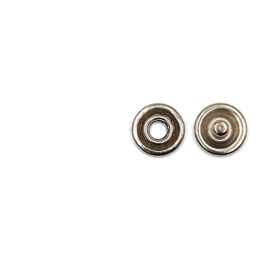 10–50 Sets 7,5/9,5/11 mm Metallzinken-Druckknopf-Ringnieten Verschlüsse für Kleidung, Kleidungsstücke, Nähtaschen, Schuhe-Rose-11 mm, 20 Stück von YOLNEY