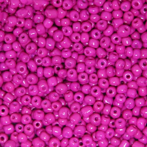 2 mm, 3,0 mm, 4,0 mm, einfarbig, tschechische Glasperlen, runde Kristallperlen für Kinder, Schmuckherstellung, DIY-Zubehör, einfarbig, rosa, 3,0 mm, 300 Stück von YOLNEY