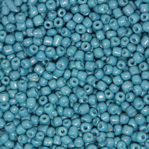 2 mm, 3,0 mm, 4,0 mm, einfarbig, tschechische Glasperlen, runde Kristallperlen für Kinder, Schmuckherstellung, DIY-Zubehör – einfarbig grün blau – 2 mm, 800 Stück von YOLNEY