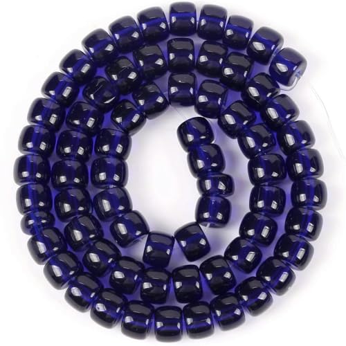 46 Farben Kristallglasperlen 8 x 6 mm Rondelle Abacus Abstandsperlen zur Schmuckherstellung DIY Armband Halskette Schmuckzubehör-23 von YOLNEY