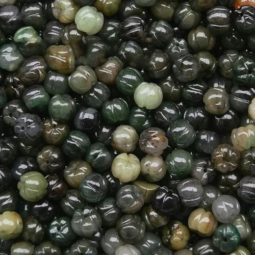 Goldene Seide Jade lose Perlen rot gelb weiß grün lila China Malerei bunt handgefertigt DIY lose Perlen Schmuck-F 20PC-9mm von YOLNEY