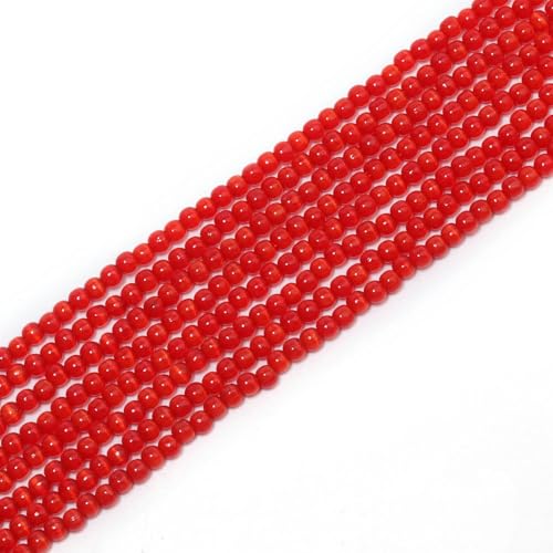 Großhandel Naturstein Weiß Blau Rosa Rot Katzenauge Abstandsperlen Schmuckherstellung Stein DIY Charms Armbänder 2mm-Rot-2mm 185-190 Stück Perlen von YOLNEY