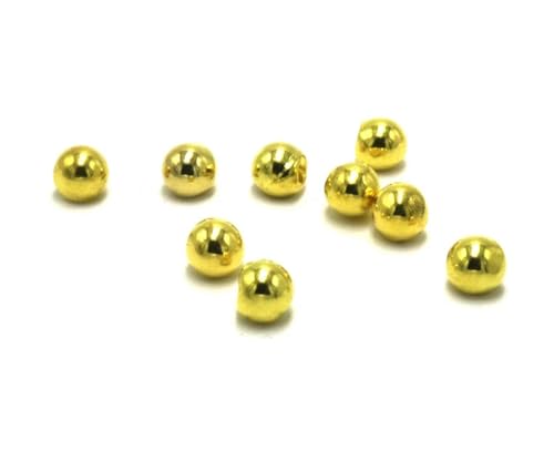 Nähknöpfe, 100 Stück, 6 mm, 8 mm, 10 mm, 12 mm, 15 mm, 18 mm, Perlmuttknöpfe für Kleidung, Nähzubehör, Damenbekleidung, Material-Gold-10 mm von YOLNEY