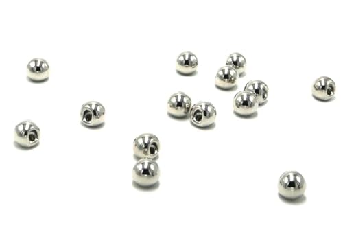 Nähknöpfe, 100 Stück, 6 mm, 8 mm, 10 mm, 12 mm, 15 mm, 18 mm, Perlmuttknöpfe für Kleidung, Nähzubehör, Damenbekleidung, Material-Silber-10 mm von YOLNEY