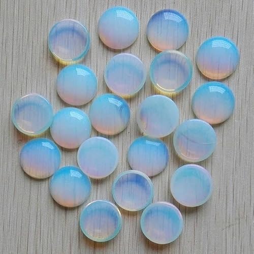 Natürliche tigerauge Labradorit quarz rot stein runde cabochon perlen für schmuck machen 20mm Großhandel 20 teile/los-opal stein von YOLNEY