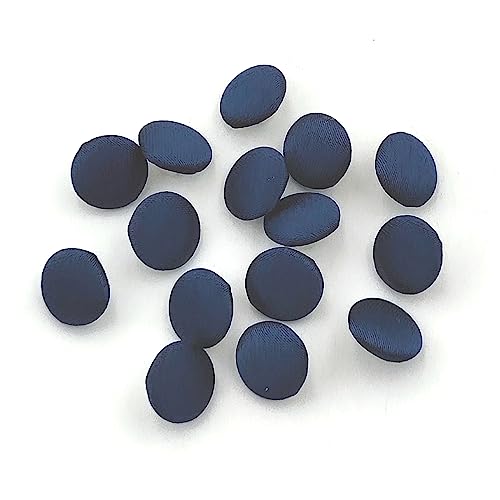 YOOGCORETT Knöpfe mit Schaft für Brautkleid, Hochzeitskleid, Nähen, handgefertigte Scrapbooking-Dekorationen, 12,5 mm, Marineblau, 30 Stück von YOOGCORETT