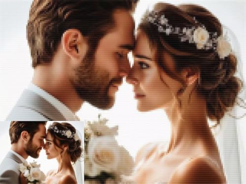 Diamond Painting Eigenes Foto, Personalisiert Custom 5D DIY Diamant Malerei Selbst Gestalten Diamant Painting Bilder, Leinwand Personalisiert Foto für Erwachsene Home Decor Geschenke 100x250cm K-107 von YOOYLLCY