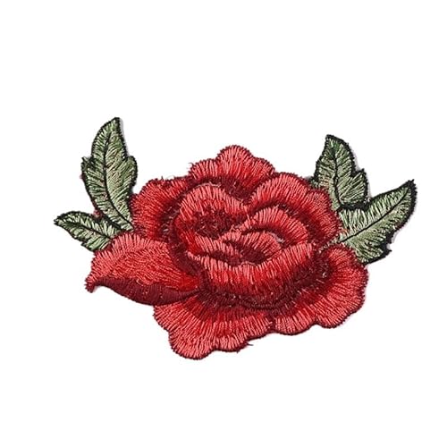 Clothing Accessories Embroidery Cloth Patch Water Soluble Lace Colorful Flower Embroidery(Smallflowersingle) von YOPI