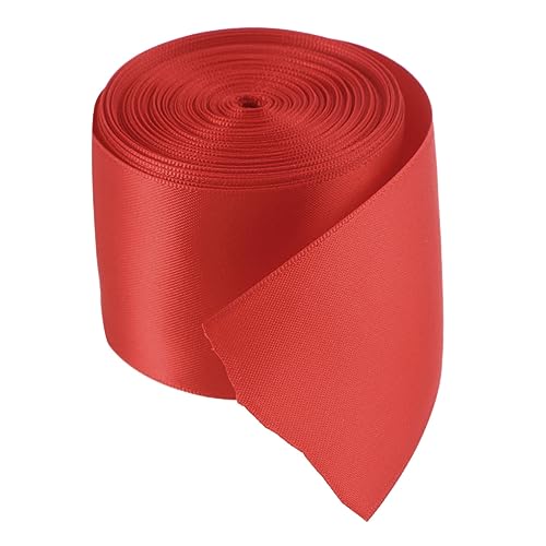 YOSADIER 1Rolle Doppelseitiges Satinband Rot Dekoration für Hochzeiten Geburtstagsfeiern und DIY Geschenkschleifen Faltenfreies Hochwertiges Material YOSADIER 1Rolle Doppelseitiges Satinband Rot Dekoration für Hochzeiten Geburtstagsfeiern und DIY Geschenkschleifen Faltenfreies Hochwertiges Material von YOSADIER