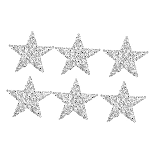 YOSADIER 4Stücke Teiliges Selbstklebendes Patch mit Glitzer für DIY Bastelarbeiten Applikationen Silber zum Aufbügeln Kleidung Rucksäcke Jeans und Mehr YOSADIER 4Stücke Teiliges Selbstklebendes Patch mit Glitzer für DIY Bastelarbeiten Applikationen Silber zum Aufbügeln Kleidung Rucksäcke Jeans und Mehr von YOSADIER