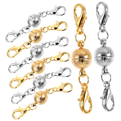 YOSADIER 8Stücke Magnetverschlüsse für DIY Schmuck Runde Form für und Armbänder Einfach zu Handhaben Perfektes für Kreative Bastler YOSADIER 8Stücke Magnetverschlüsse für DIY Schmuck Runde Form für und Armbänder Einfach zu Handhaben Perfektes für Kreative Bastler von YOSADIER