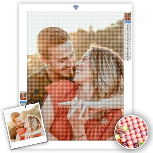 YOTOYOU Diamond Painting Eigenes Foto 5D Custom Diamond Painting Bilder Set Benutzerdefinierte Design personalisiert Diamant Full Bilder Home Décor von YOTOYOU