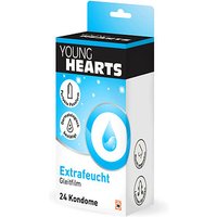 YOUNG HEARTS Kondome Extrafeucht, 24 St. von YOUNG HEARTS