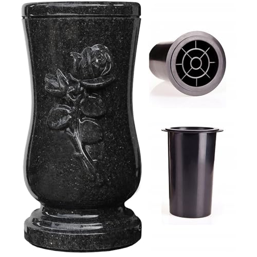 Grab Vase| Grabvasen | Friedhof Vase| Grabschmuck| Vase aus Epoxidharz- Impala |R2 von YOURSGARTEN