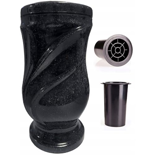 Grab Vase| Grabvasen | Friedhof Vase| Grabschmuck| Vase aus Epoxidharz- Impala |R32 von YOURSGARTEN