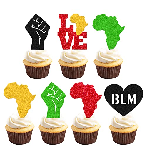 Black History Month Cupcake-Topper von YOYMARR