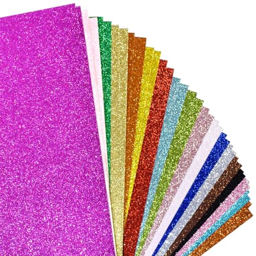 Glitzerpapier, Goldpulver, handgeschöpftes Papier für Scrapbooking, Faltpapier, Hochzeitsfeiern, 36 Stück von YPBEW