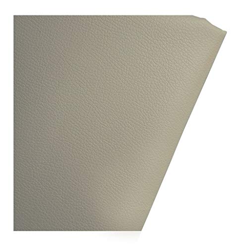 Bezugsstoff PU-Leder Möbelstoff Kunstleder Polstermaterial Polstermöbel Polyesterstoff Polyester Stoffe meterware zum Freizeit-Sets, Möbelbezüge, Möbelpolsterei 100 x 140 cm(White apricot,1.4x8m) von YREAJZVS