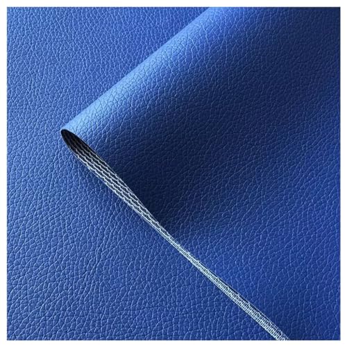 Kunstleder Bezugsstoff Möbelstoff Meterware 160cm Breit Kunstleder Vinyl Stoff für Polster, Sofa Stuhl Sitzbezug, DIY Handwerk, Polsterung(Color: Dunkelgrau)(Dark blue,1.6X10m) von YREAJZVS