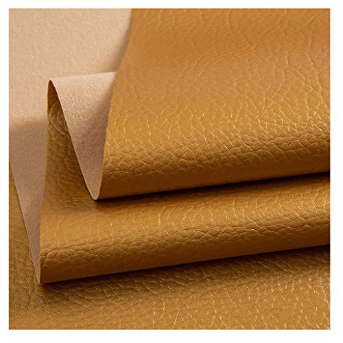 Kunstleder Polsterstoff Meterware FüR Möbel Sofa Stuhl Autos Polsterarbeiten Autos Dekorationen DIY Basteln Nähen 140 cm Breit Meterware Verkauft(Golden,1.4X3m) von YREAJZVS