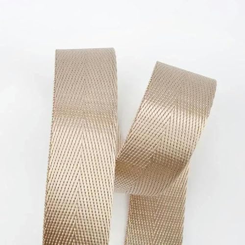 10 Meter 20–50 mm Nylon-Gurtband, Taschengurt, Spitzenband, DIY-Gürtel, Nähen, Schrägband, Gepäckbindung, Besätze, Zubehör-Beige-20 mm von YRJKU