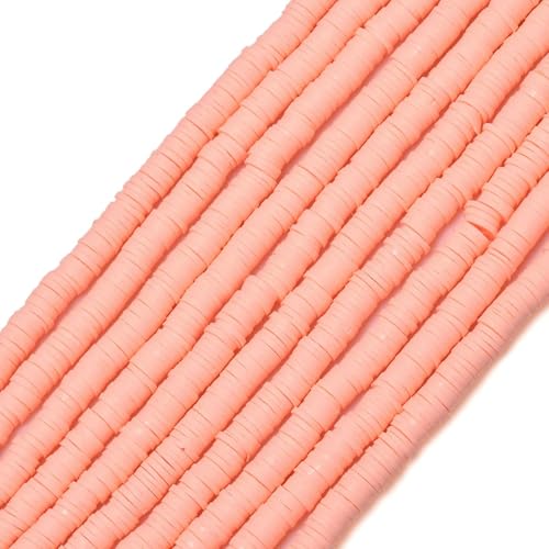 350 Stück 6 mm flache runde Polymer-Ton-Perlen, lose Abstandsperlen zur Schmuckherstellung, DIY-Handarbeiten, Armbänder, Halsketten, Ohrringe-H8728-27-350 Stück x 2 von YRJKU