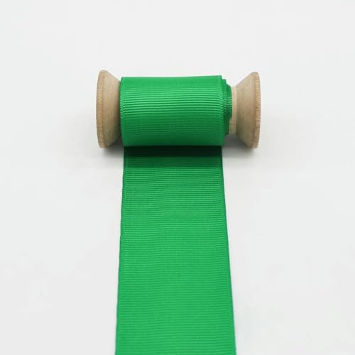 5 Meter/Los Ripsband Satinband Grün/Oliv/Moos/Mint/Salbei 2020 Modefarbe Basteln DIY 6mm 9mm 16mm 25mm 38mm-GR Smaragd-38mm von YRJKU