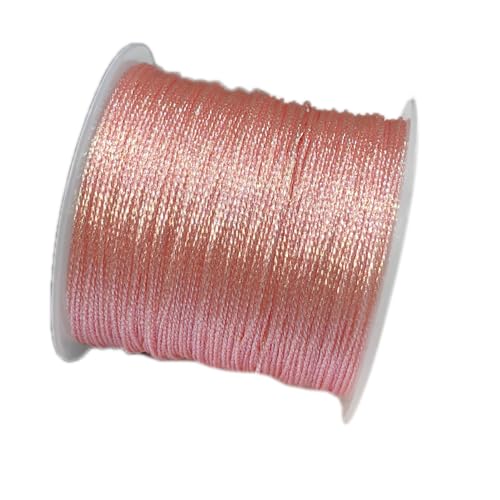 YRthongXy Perlenschnur, 2Roll 54.6Yard 0.4mm Chinese Knotting Cord Nylon Thread Cord Beading String for Kumihimo,Necklaces,Beading, Macramé, Jewelry Making, Sewing(10) von YRthongXy