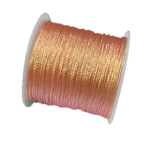 YRthongXy Perlenschnur, 2Roll 54.6Yard 0.4mm Chinese Knotting Cord Nylon Thread Cord Beading String for Kumihimo,Necklaces,Beading, Macramé, Jewelry Making, Sewing(19) von YRthongXy