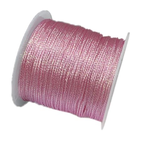 YRthongXy Perlenschnur, 2Roll 54.6Yard 0.4mm Chinese Knotting Cord Nylon Thread Cord Beading String for Kumihimo,Necklaces,Beading, Macramé, Jewelry Making, Sewing(26) von YRthongXy