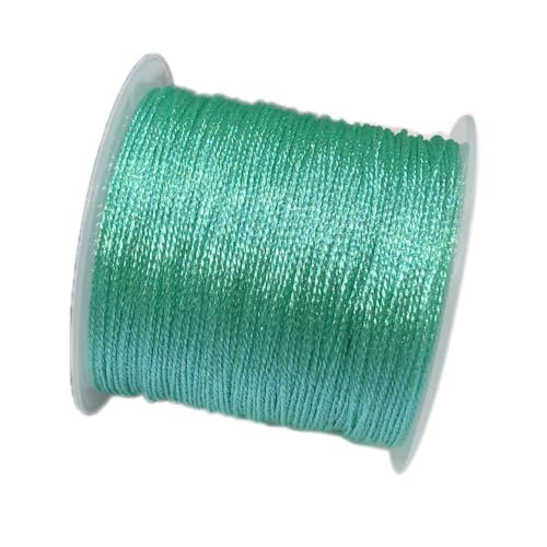 YRthongXy Perlenschnur, 2Roll 54.6Yard 0.4mm Chinese Knotting Cord Nylon Thread Cord Beading String for Kumihimo,Necklaces,Beading, Macramé, Jewelry Making, Sewing(30) von YRthongXy